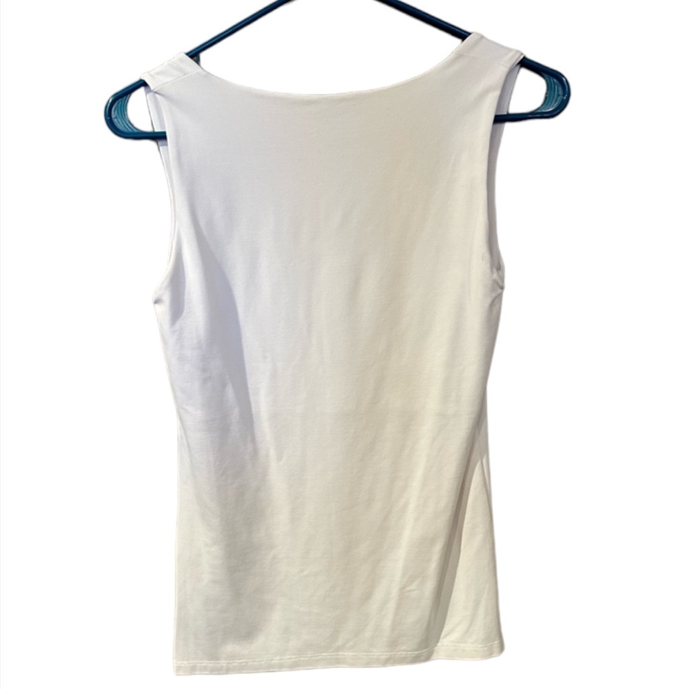 Zara White Basic Tank - Picture 2 of 3